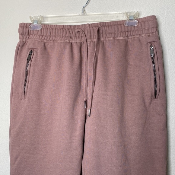 Maison Article fleece jogger sweat pants women’s large mauve blush shoe palace - Picture 2 of 7
